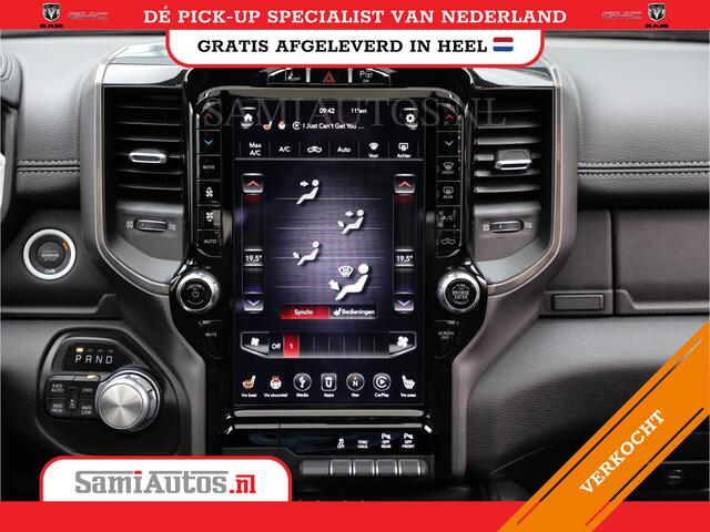 Dodge 1500 Ram SPORT | MARGE BTW VRIJ | MWK KLEP | ADAPTIVE CRUISE | 5.7 V8 HEMI 4X4 | PANORAMA DAK | 360 CAMERA RONDOM ZICHT | DUBBELE CABINE | 5 PERSOONS | LET OP! UNIEK BTW VRIJ MARGE !