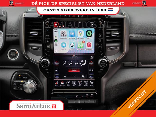 Dodge 1500 Ram SPORT | MARGE BTW VRIJ | MWK KLEP | ADAPTIVE CRUISE | 5.7 V8 HEMI 4X4 | PANORAMA DAK | 360 CAMERA RONDOM ZICHT | DUBBELE CABINE | 5 PERSOONS | LET OP! UNIEK BTW VRIJ MARGE !