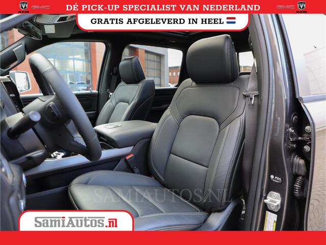 Dodge 1500 Ram V8 402PK 4X4 | PANORAMA DAK | STOEL VERWARMING V+A | APPLE CARPLAY | HEAD-UP | BINNENSPIEGEL CAMERA | DIGI CLUSTER | ELEC STOELEN | HARMAN KARDON | DUBBELE CABINE | Voorraad nr 2357 - 5182 | SPORT | LIMITED | LARAMIE | LONGHORN | BIGHORN |