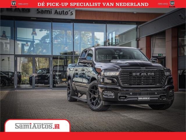 Dodge 1500 RAM Night Premium | Full Option | De Meest Luxe Pick-Up in zijn Klasse | Comfortabele Dubbele Cabine met Royale 5 Zitplaatsen | BPM vrij | Nu Leverbaar uit Voorraad | Voorraad Nr 2285 - 7648
