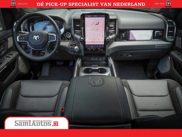Dodge 1500 RAM Night Premium | Full Option | De Meest Luxe Pick-Up in zijn Klasse | Comfortabele Dubbele Cabine met Royale 5 Zitplaatsen | BPM vrij | Nu Leverbaar uit Voorraad | Voorraad Nr 2285 - 7648
