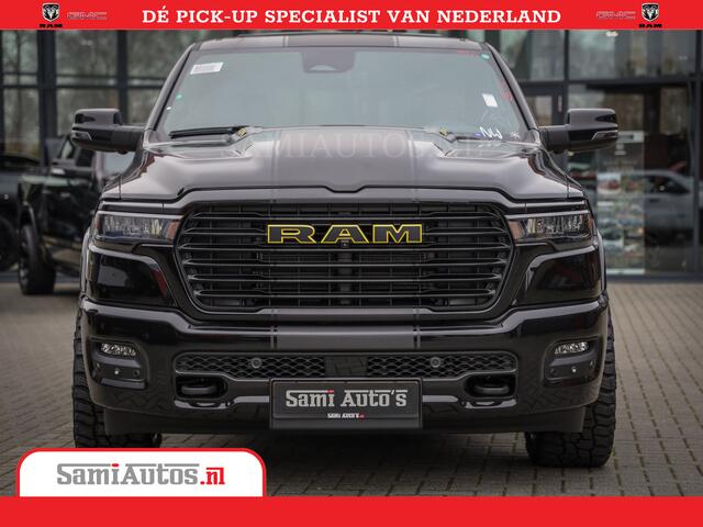 Dodge 1500 RAM Night Premium | Full Option | De Meest Luxe Pick-Up in zijn Klasse | Comfortabele Dubbele Cabine met Royale 5 Zitplaatsen | BPM vrij | Nu Leverbaar uit Voorraad | Voorraad Nr 2284 - 3855