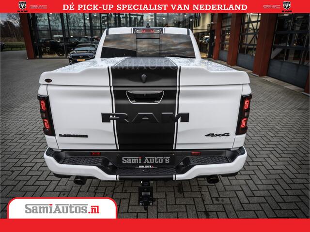 Dodge 1500 RAM Night Premium | Full Option | De Meest Luxe Pick-Up in zijn Klasse | Comfortabele Dubbele Cabine met Royale 5 Zitplaatsen | BPM vrij | Nu Leverbaar uit Voorraad | Voorraad Nr 2230 - 8765