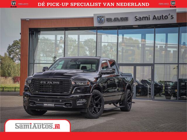 Dodge 1500 RAM Night Premium | Full Option | De Meest Luxe Pick-Up in zijn Klasse | Comfortabele Dubbele Cabine met Royale 5 Zitplaatsen | BPM vrij | Nu Leverbaar uit Voorraad | Voorraad Nr 2282 - 3332