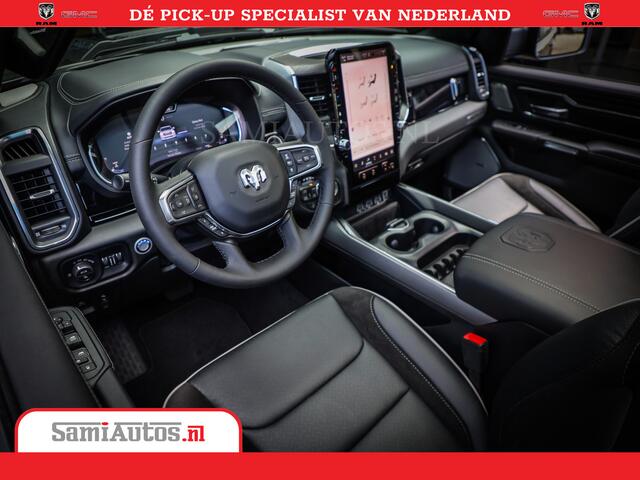 Dodge 1500 RAM Night Premium | Full Option | De Meest Luxe Pick-Up in zijn Klasse | Comfortabele Dubbele Cabine met Royale 5 Zitplaatsen | BPM vrij | Nu Leverbaar uit Voorraad | Voorraad Nr 2282 - 3332