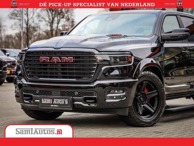 Dodge 1500 RAM Night Premium | Full Option | De Meest Luxe Pick-Up in zijn Klasse | Comfortabele Dubbele Cabine met Royale 5 Zitplaatsen | BPM vrij | Nu Leverbaar uit Voorraad | Voorraad Nr 2287 - 3384