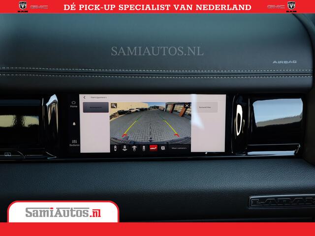 Dodge 1500 RAM Night Premium | Full Option | De Meest Luxe Pick-Up in zijn Klasse | Comfortabele Dubbele Cabine met Royale 5 Zitplaatsen | BPM vrij | Nu Leverbaar uit Voorraad | Voorraad Nr 2287 - 3384