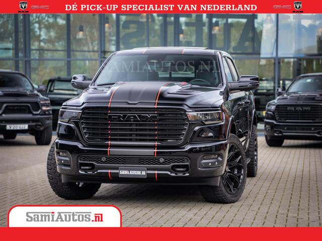 Dodge 1500 RAM Night Premium | Full Option | De Meest Luxe Pick-Up in zijn Klasse | Comfortabele Dubbele Cabine met Royale 5 Zitplaatsen | BPM vrij | Nu Leverbaar uit Voorraad | Voorraad Nr 2283 - 3326