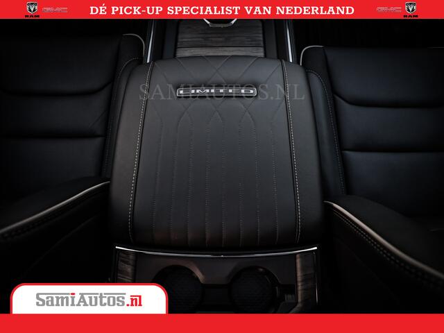 Dodge 1500 Ram 1500 Limited Night High Output 540HP 706Nm | Massage + Full Option | De Meest Luxe en Volle Pick-Up in zijn Klasse | Comfortabele Dubbele Cabine met Royale 5 Zitplaatsen | BPM vrij | Nu Leverbaar uit Voorraad | Voorraad Nr 2298 - 7479
