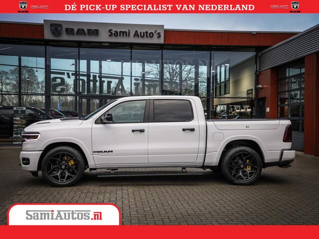 Dodge 1500 Ram 1500 Limited Night High Output 540HP 706Nm | Massage + Full Option | De Meest Luxe en Volle Pick-Up in zijn Klasse | Comfortabele Dubbele Cabine met Royale 5 Zitplaatsen | BPM vrij | Nu Leverbaar uit Voorraad | Voorraad Nr 2298 - 7479