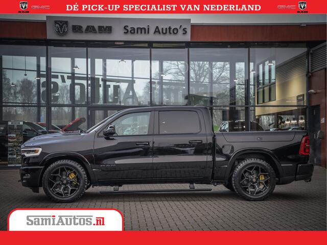 Dodge 1500 Ram Limited Night High Output 540HP 706Nm | Massage + Full Option | De Meest Luxe en Volle Pick-Up in zijn Klasse | Comfortabele Dubbele Cabine met Royale 5 Zitplaatsen | BPM vrij | Nu Leverbaar uit Voorraad | Voorraad Nr 2348 - 5158