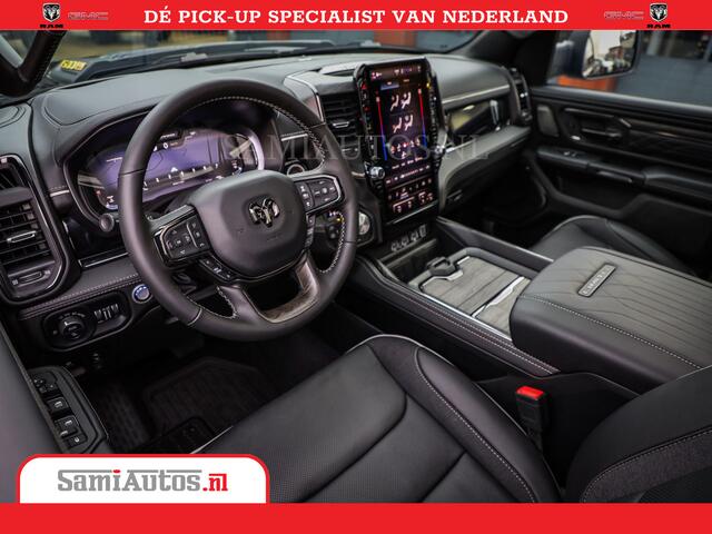 Dodge 1500 Ram Limited Night High Output 540HP 706Nm | Massage + Full Option | De Meest Luxe en Volle Pick-Up in zijn Klasse | Comfortabele Dubbele Cabine met Royale 5 Zitplaatsen | BPM vrij | Nu Leverbaar uit Voorraad | Voorraad Nr 2332 - 5179