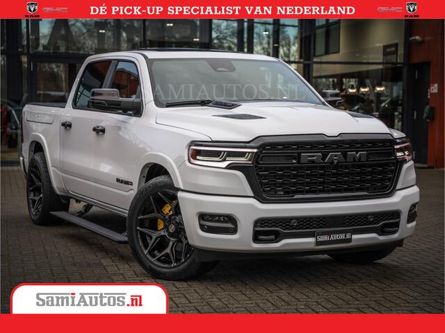 Dodge 1500 Ram 1500 Limited Night High Output 540HP 706Nm | Massage + Full Option | De Meest Luxe en Volle Pick-Up in zijn Klasse | Comfortabele Dubbele Cabine met Royale 5 Zitplaatsen | BPM vrij | Nu Leverbaar uit Voorraad | Voorraad Nr 2336 - 7700