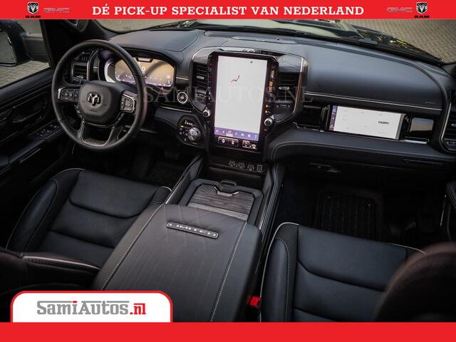 Dodge 1500 Ram 1500 Limited Night High Output 540HP 706Nm | Massage + Full Option | De Meest Luxe en Volle Pick-Up in zijn Klasse | Comfortabele Dubbele Cabine met Royale 5 Zitplaatsen | BPM vrij | Nu Leverbaar uit Voorraad | Voorraad Nr 2336 - 7700