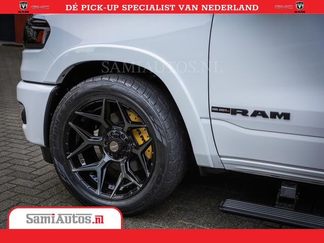 Dodge 1500 Ram 1500 Limited Night High Output 540HP 706Nm | Massage + Full Option | De Meest Luxe en Volle Pick-Up in zijn Klasse | Comfortabele Dubbele Cabine met Royale 5 Zitplaatsen | BPM vrij | Nu Leverbaar uit Voorraad | Voorraad Nr 2336 - 7700