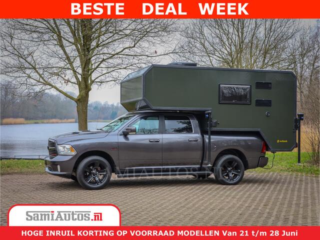 Dodge 1500 Ram ¤15000,- VOORDEEL | CAMPER / AFZET UNIT | SHOWROOM MODEL | 4 PERSOONS | AIRCO | ZONNEPANEEL | VERWARMING | DOUCHE | WC | LUIFEL | 4 SLAAP PLAATSEN | Let Op: Investeer in deze unieke afzetunit camper en verdien direct!