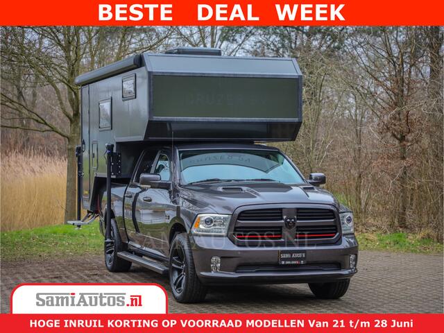 Dodge 1500 Ram ¤15000,- VOORDEEL | CAMPER / AFZET UNIT | SHOWROOM MODEL | 4 PERSOONS | AIRCO | ZONNEPANEEL | VERWARMING | DOUCHE | WC | LUIFEL | 4 SLAAP PLAATSEN | Let Op: Investeer in deze unieke afzetunit camper en verdien direct!