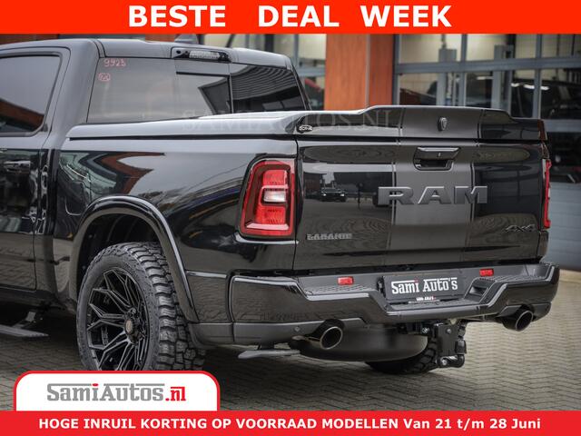 Dodge 1500 RAM Night Premium | Full Option | De Meest Luxe Pick-Up in zijn Klasse | Comfortabele Dubbele Cabine met Royale 5 Zitplaatsen | BPM vrij | Nu Leverbaar uit Voorraad | Voorraad Nr 2288 - 4952