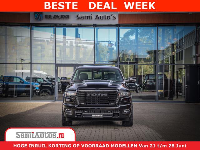 Dodge 1500 RAM Night Premium | Full Option | De Meest Luxe Pick-Up in zijn Klasse | Comfortabele Dubbele Cabine met Royale 5 Zitplaatsen | BPM vrij | Nu Leverbaar uit Voorraad | Voorraad Nr 2285 - 7648