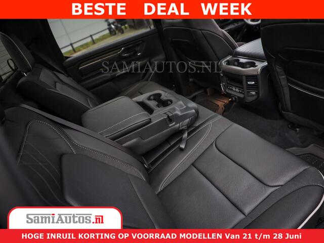Dodge 1500 Ram Limited Night High Output 540HP 706Nm | Massage + Full Option | De Meest Luxe en Volle Pick-Up in zijn Klasse | Comfortabele Dubbele Cabine met Royale 5 Zitplaatsen | BPM vrij | Nu Leverbaar uit Voorraad | Voorraad Nr 2300 - 7689