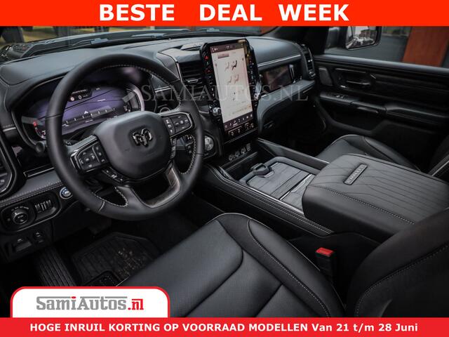 Dodge 1500 Ram Limited Night High Output 540HP 706Nm | Massage + Full Option | De Meest Luxe en Volle Pick-Up in zijn Klasse | Comfortabele Dubbele Cabine met Royale 5 Zitplaatsen | BPM vrij | Nu Leverbaar uit Voorraad | Voorraad Nr 2348 - 5158