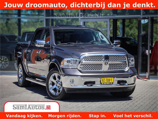 Dodge 1500 Ram LARAMIE | LAGE BIJTELLING | 6 PERSOONS | 5.7 V8 4X4 | LPG | 3500KG | OPEN DAK | CRUISE | CAMERA | STOELVERWARMING/VENTILATIE | CREWCAB | NAVI | LEASEAUTO DC Dubbele cabine 6 pesoons auto