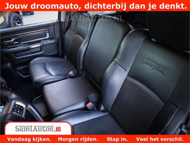 Dodge 1500 Ram LARAMIE | LAGE BIJTELLING | 6 PERSOONS | 5.7 V8 4X4 | LPG | 3500KG | OPEN DAK | CRUISE | CAMERA | STOELVERWARMING/VENTILATIE | CREWCAB | NAVI | LEASEAUTO DC Dubbele cabine 6 pesoons auto
