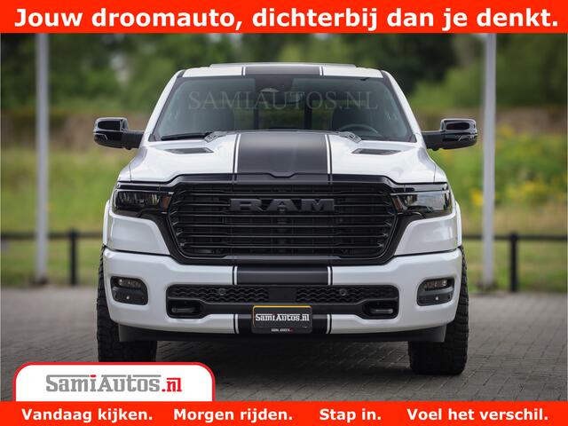 Dodge 1500 RAM Night Premium | Full Option | De Meest Luxe Pick-Up in zijn Klasse | Comfortabele Dubbele Cabine met Royale 5 Zitplaatsen | BPM vrij | Nu Leverbaar uit Voorraad | Voorraad Nr 2230 - 8765