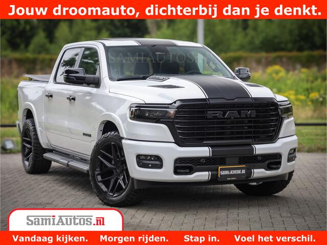 Dodge 1500 RAM Night Premium | Full Option | De Meest Luxe Pick-Up in zijn Klasse | Comfortabele Dubbele Cabine met Royale 5 Zitplaatsen | BPM vrij | Nu Leverbaar uit Voorraad | Voorraad Nr 2230 - 8765