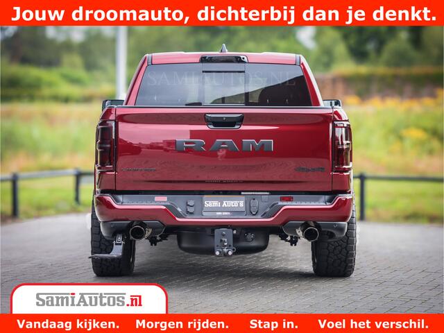 Dodge 1500 Ram Limited Night H.O 540HP 706Nm | Massage + Full Option | De Meest Luxe en Volle Pick-Up in zijn Klasse | Comfortabele Dubbele Cabine met Royale 5 Zitplaatsen | BPM vrij | Nu Leverbaar uit Voorraad | Voorraad Nr 2302 - 7425
