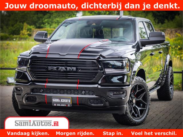 Dodge 1500 RAM GT EDITION | 5.7 V8 HEMI | VIRTUAL COCKPIT | HEAD-UP | ADAPTIVE CRUISE | 360 CAMERA | TRX PACK | Comfortabele Dubbele Cabine met Royale 5 Zitplaatsen | BPM vrij BPM vrij | Nu Leverbaar uit Voorraad | Voorraad Nr 2436