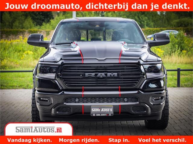 Dodge 1500 RAM GT EDITION | 5.7 V8 HEMI | VIRTUAL COCKPIT | HEAD-UP | ADAPTIVE CRUISE | 360 CAMERA | TRX PACK | Comfortabele Dubbele Cabine met Royale 5 Zitplaatsen | BPM vrij BPM vrij | Nu Leverbaar uit Voorraad | Voorraad Nr 2436