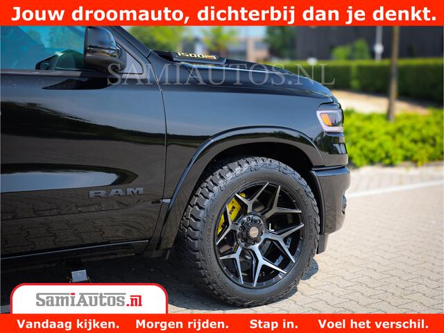 Dodge 1500 Ram Limited Night H.O 540HP 706Nm | Massage + Full Option | De Meest Luxe en Volle Pick-Up in zijn Klasse | Comfortabele Dubbele Cabine met Royale 5 Zitplaatsen | BPM vrij | Nu Leverbaar uit Voorraad | Voorraad Nr 2295 - 8559