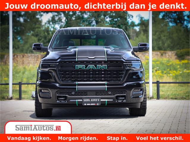 Dodge 1500 Ram Limited H.O 540HP 706Nm | Massage + Full Option | De Meest Luxe en Volle Pick-Up in zijn Klasse | Comfortabele Dubbele Cabine met Royale 5 Zitplaatsen | BPM vrij | Nu Leverbaar uit Voorraad | Voorraad Nr 2304 - 8540