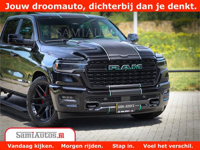 Dodge 1500 Ram Limited H.O 540HP 706Nm | Massage + Full Option | De Meest Luxe en Volle Pick-Up in zijn Klasse | Comfortabele Dubbele Cabine met Royale 5 Zitplaatsen | BPM vrij | Nu Leverbaar uit Voorraad | Voorraad Nr 2304 - 8540