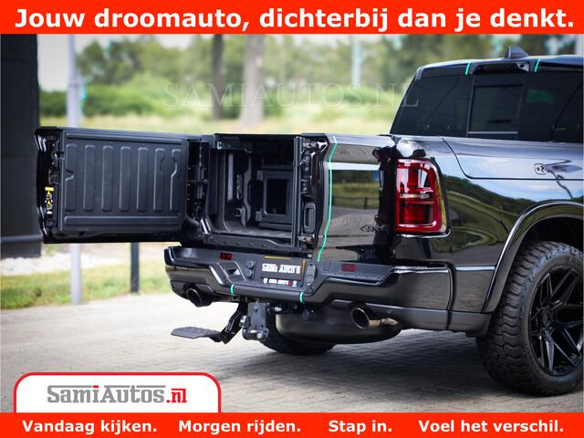 Dodge 1500 Ram Limited H.O 540HP 706Nm | Massage + Full Option | De Meest Luxe en Volle Pick-Up in zijn Klasse | Comfortabele Dubbele Cabine met Royale 5 Zitplaatsen | BPM vrij | Nu Leverbaar uit Voorraad | Voorraad Nr 2304 - 8540