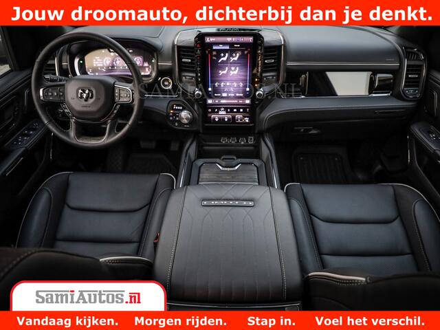 Dodge 1500 Ram Limited H.O 540HP 706Nm | Massage + Full Option | De Meest Luxe en Volle Pick-Up in zijn Klasse | Comfortabele Dubbele Cabine met Royale 5 Zitplaatsen | BPM vrij | Nu Leverbaar uit Voorraad | Voorraad Nr 2304 - 8540