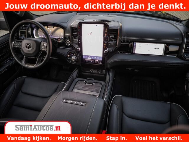 Dodge 1500 Ram Limited H.O 540HP 706Nm | Massage + Full Option | De Meest Luxe en Volle Pick-Up in zijn Klasse | Comfortabele Dubbele Cabine met Royale 5 Zitplaatsen | BPM vrij | Nu Leverbaar uit Voorraad | Voorraad Nr 2304 - 8540