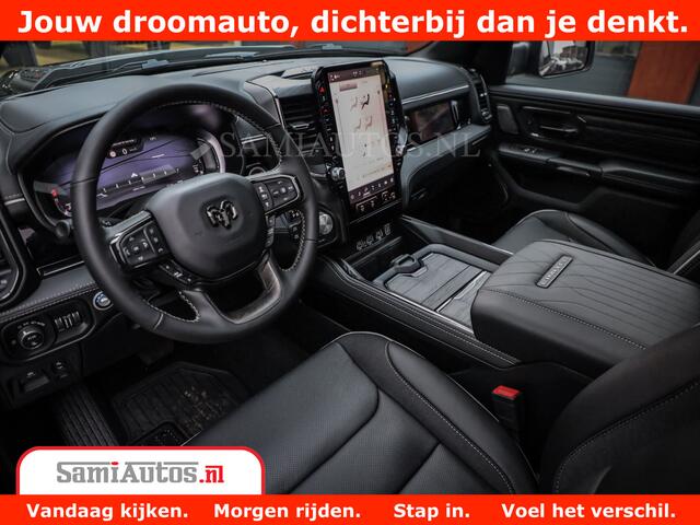 Dodge 1500 Ram Limited Night H.O 540HP 706Nm | Massage + Full Option | De Meest Luxe en Volle Pick-Up in zijn Klasse | Comfortabele Dubbele Cabine met Royale 5 Zitplaatsen | BPM vrij | Nu Leverbaar uit Voorraad | Voorraad Nr 2353 - 5412
