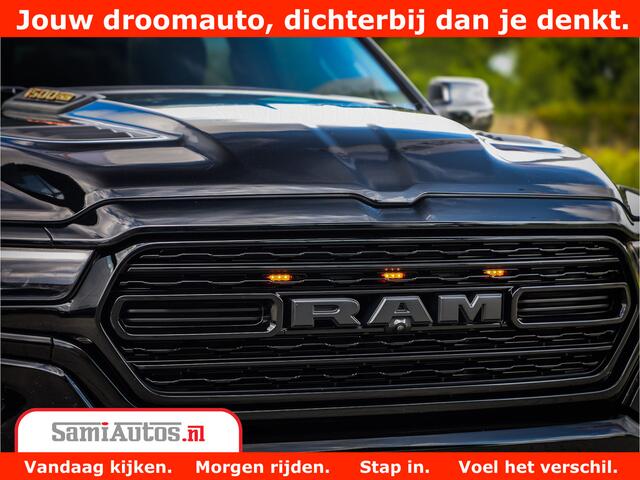 Dodge 1500 Ram LIMITED | 5.7 V8 HEMI | HUD | BOM VOL | LUCHTVERING | PANORAMA | ADAPTIVE CRUISE | 360 CAM | 3500KG | LEDER | DUBBELE CABINE | BPM VRIJ | LANE ASSIST | APPLE CARPLAY