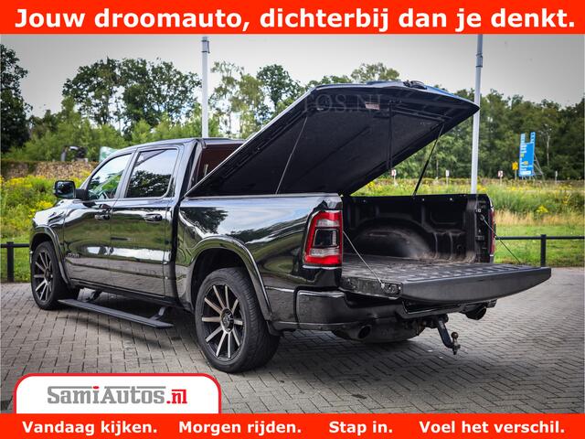 Dodge 1500 Ram Limited Night 5.7 V8 Hemi | Alle Opties | Black Edition | 4x4 Crew Cab | Comfortabele DC Dubbele Cabine met Royale 5 Zitplaatsen | KMC Wielen | Luchtvering | 360 Camera | Nappa Leer | Adaptieve Cruise |