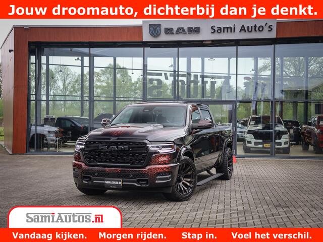 Dodge 1500 Ram COBRA EDITION | Limited Night High Output 540HP 706Nm | Massage + Full Option | De Meest Luxe en Volle Pick-Up in zijn Klasse | Comfortabele Dubbele Cabine met Royale 5 Zitplaatsen | BPM vrij | Nu Leverbaar uit Voorraad | Voorraad Nr 2368 - 5452 | Co
