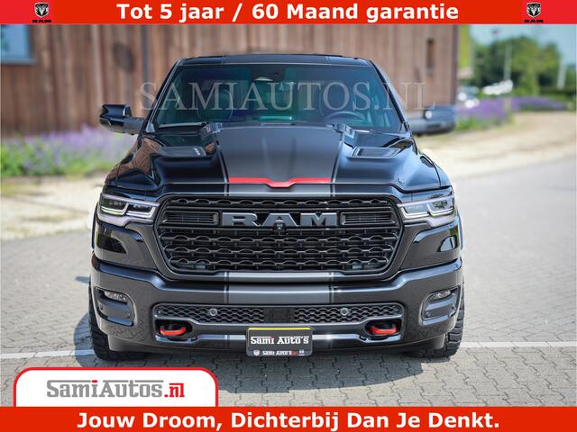 Dodge 1500 Ram Limited Night High Output 540HP 706Nm | Massage + Full Option | De Meest Luxe en Volle Pick-Up in zijn Klasse | Comfortabele Dubbele Cabine met Royale 5 Zitplaatsen | BPM vrij | Nu Leverbaar uit Voorraad | Voorraad Nr 2357 - 5182