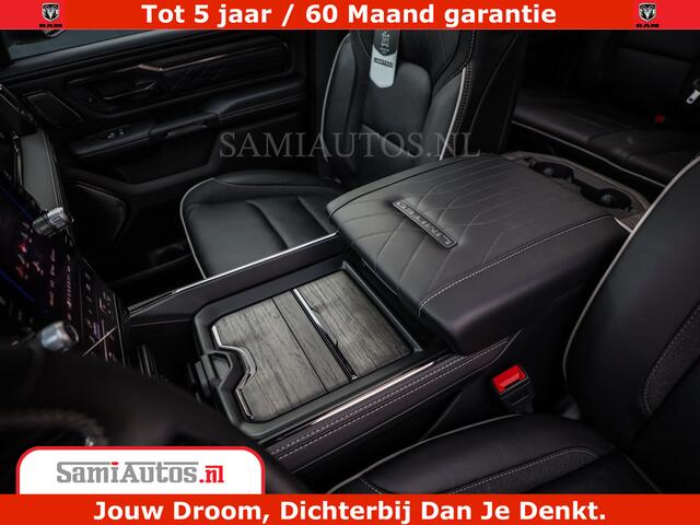 Dodge 1500 Ram Limited Night High Output 540HP 706Nm | Massage + Full Option | De Meest Luxe en Volle Pick-Up in zijn Klasse | Comfortabele Dubbele Cabine met Royale 5 Zitplaatsen | BPM vrij | Nu Leverbaar uit Voorraad | Voorraad Nr 2357 - 5182