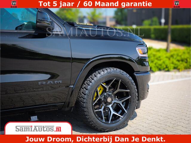 Dodge 1500 Ram Limited Night High Output 540HP 706Nm | Massage + Full Option | De Meest Luxe en Volle Pick-Up in zijn Klasse | Comfortabele Dubbele Cabine met Royale 5 Zitplaatsen | BPM vrij | Nu Leverbaar uit Voorraad | Voorraad Nr 2356 - 0990