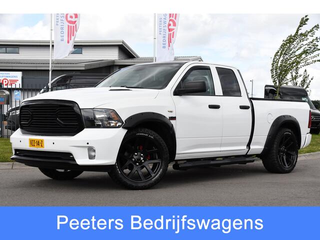 Dodge 1500 Ram 5.7 V8 4x4 Quad Cab 6'4 Camera, Cruise, 402pk, Automaat, Leder, Stoelverwarming, Trekhaak, Multimedia, Uniek!
