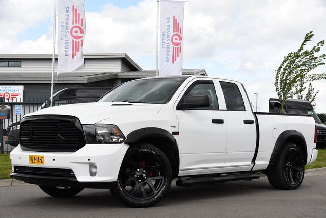 Dodge 1500 Ram 5.7 V8 4x4 Quad Cab 6'4 Camera, Cruise, 402pk, Automaat, Leder, Stoelverwarming, Trekhaak, Multimedia, Uniek!