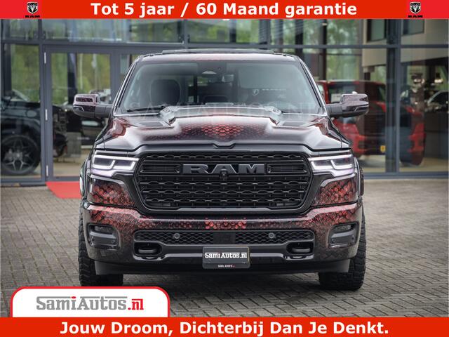 Dodge 1500 Ram COBRA EDITION | Limited Night High Output 540HP 706Nm | Massage + Full Option | De Meest Luxe en Volle Pick-Up in zijn Klasse | Comfortabele Dubbele Cabine met Royale 5 Zitplaatsen | BPM vrij | Nu Leverbaar uit Voorraad | Voorraad Nr 2292 - 5178 | Cob