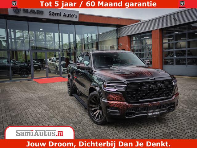 Dodge 1500 Ram COBRA EDITION | Limited Night High Output 540HP 706Nm | Massage + Full Option | De Meest Luxe en Volle Pick-Up in zijn Klasse | Comfortabele Dubbele Cabine met Royale 5 Zitplaatsen | BPM vrij | Nu Leverbaar uit Voorraad | Voorraad Nr 2292 - 5178 | Cob