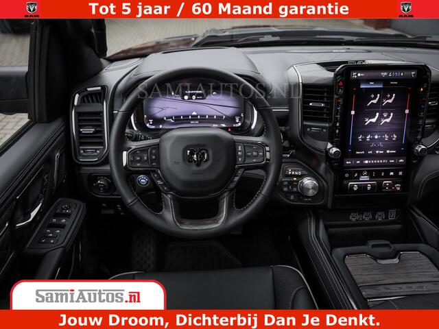 Dodge 1500 Ram COBRA EDITION | Limited Night High Output 540HP 706Nm | Massage + Full Option | De Meest Luxe en Volle Pick-Up in zijn Klasse | Comfortabele Dubbele Cabine met Royale 5 Zitplaatsen | BPM vrij | Nu Leverbaar uit Voorraad | Voorraad Nr 2292 - 5178 | Cob